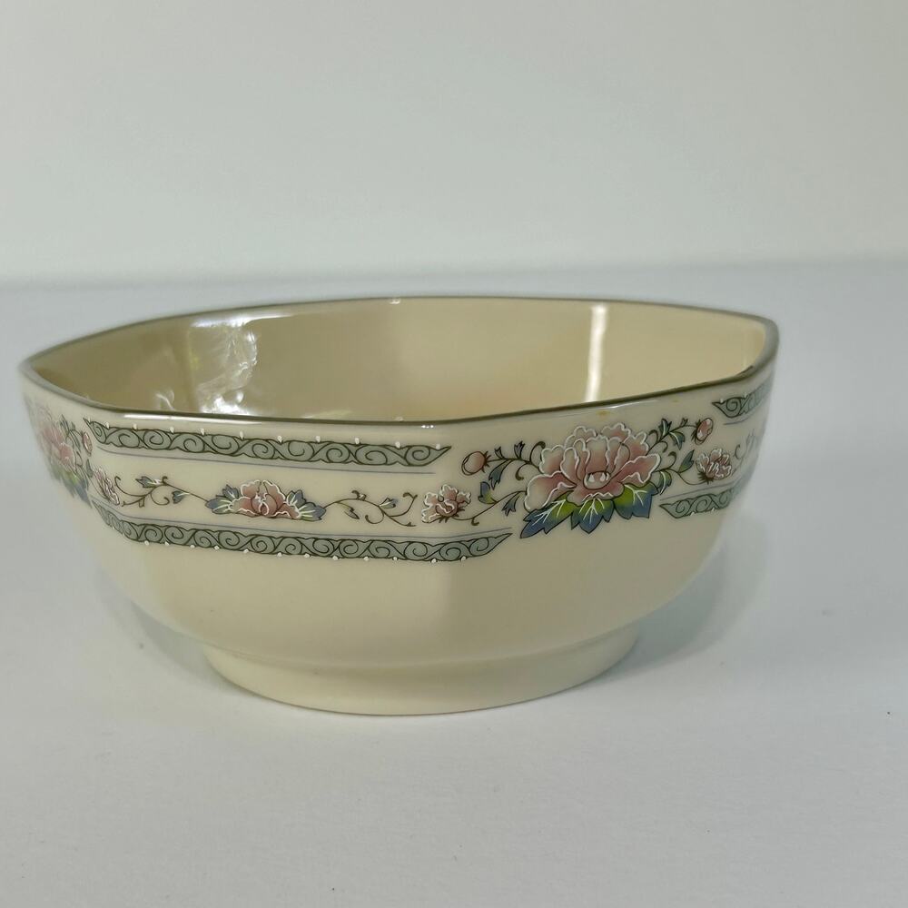 Lenox Charleston Bowl 5" Made in USA Floral Vintage Bone China